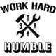 thumbnail image 1 of Decomural Work Hard Stay Humble WS-46125, 1 of 2