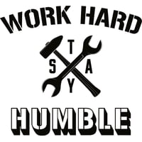 Rienda Libre Graphics - Decomural Work Hard Stay Humble Ws-46125