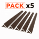 thumbnail image 4 of Angulo Terminación Wall Panel Wpc 2.7m Tabaco Negro Pack 5, 4 of 5