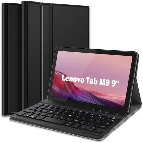 Funda con Teclado Nanhent para Lenovo Tab M9 2023 9" Bluetooth