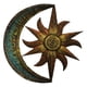 thumbnail image 1 of Sun Moon Metal Wall Art Escultura Celestial Lawn Baño 30cm, 1 of 5