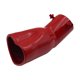 thumbnail image 2 of Tubo De Escape Modificado Para Coche, Silenciador Trasero Universal Para Vehículos, Sedán, Rojo, 2 of 5