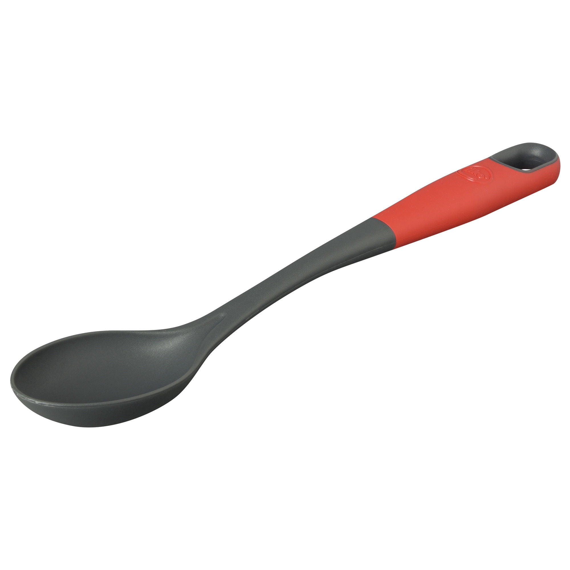 Cuchara Lisa Nylon 1 Pieza Rojo - Negro