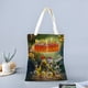 thumbnail image 2 of Little Eggs: An African Rescue Bolso de tela con estampado de lienzo para mujer, bolsa de compras reutilizable y estética, con cremallera interior, regalo para mujer, 35 × 40 cm., 2 of 6