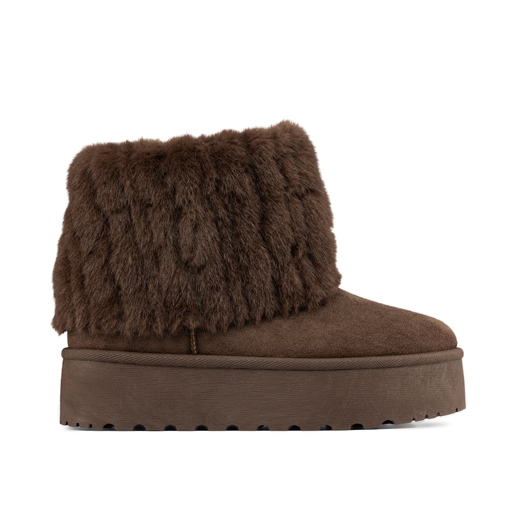 Botin Casual Mujer Vintage Moda Textil Con Felpa Weide Sl23