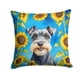 thumbnail image 1 of Cojín Sunflowers Schnauzer 14 X 14 Cm, 1 of 6
