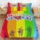 thumbnail image 1 of Number Block Bedding Set Duvet Cover Comfortable and Lightweight Cartoon Bedding 3 Piece Bed Set, 1 of 5