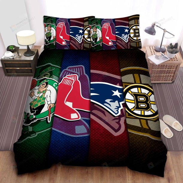 Feather Duvet Cover Pillow Cover Bedding Set Gift Sports Logo3-Piece Bedding Set (1 Duvet Cover + 2 Pillow Shams)