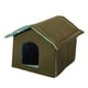 thumbnail image 1 of Refugio Para Gatos Callejeros, Resistente A La Intemperie, Cama Cálida Para Invierno, Tienda Tipo Cueva, Casa Plegable Para Gatos, 1 of 5