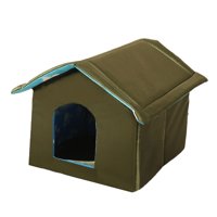 Magideal - Refugio Para Gatos Callejeros, Casa Cálida Para Gatos Salvajes, Perrera Resistente A La Intemperie, Muebles Lavables A Prueba De Lluvia, Suministros