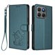 thumbnail image 1 of Funda de Gato tipo Libro para Motorola Moto G47, Verde Oscuro, 1 of 6