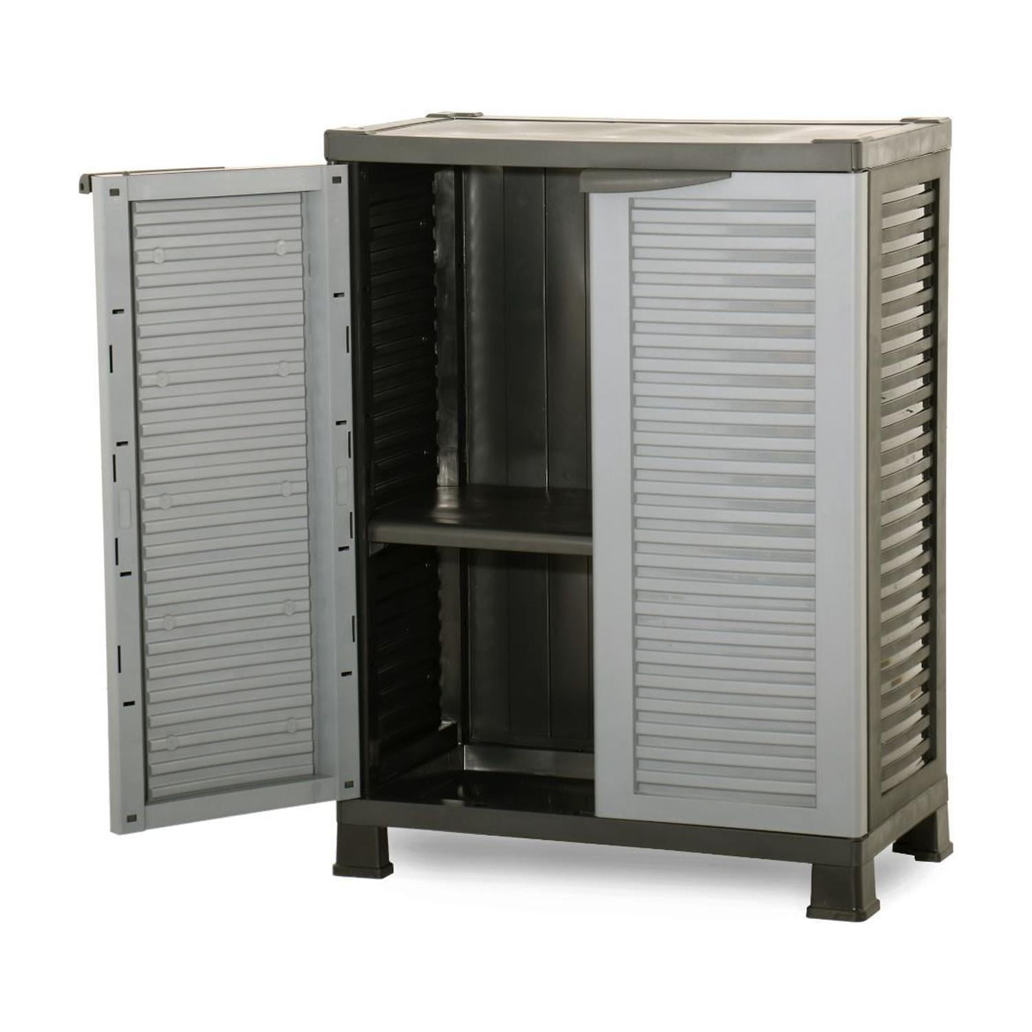 Ram - Armario Closet Plástico Mediano Multiuso Gris 68x39x92cm Gris Único