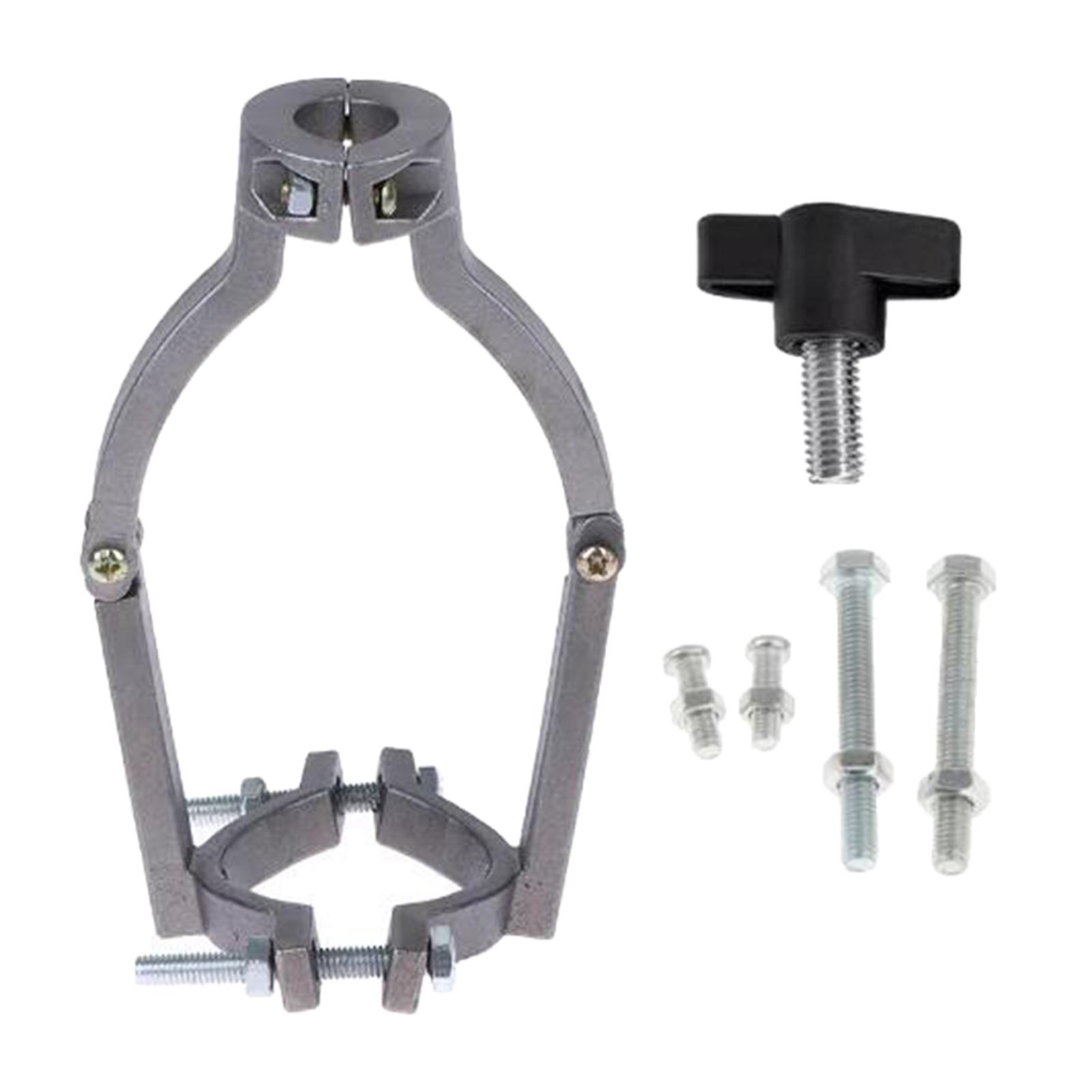 Magideal - Convertidor De Espiga Cuadrada De Metal, Herramienta De Ubicación, Abrazadera De Diámetro De 1,5 ~ 2,2 Pulgadas, Convertidor De De Taladro De , Juego Completo