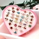 thumbnail image 1 of Adjustable Little Girl Jewel Rings Set with Heart Shape Display Case - Perfect for Pretend Play and Dress Up (36 Lovely Rings), 1 of 4