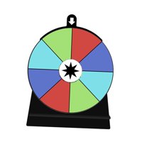 Magideal - Rueda Giratoria De Colores Acrílico Editable Con Soporte Juego De Beber Para Adultos Para Reuniones De Espectáculos Pub Tiendas 8 Ranuras