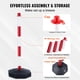 thumbnail image 5 of Traffic Delineator Post Cones VEVOR, cadena ajustable de 8 pies, paquete de 4, 5 of 9