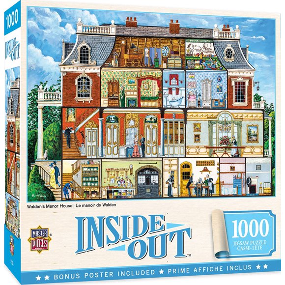 Rompecabezas MasterPieces Walden Manor House 1000 piezas