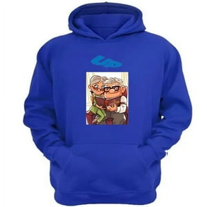 Genérico - Polerón Canguro Película Up Azul Talla M Unisex