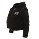 thumbnail image 4 of Polerón Sherpa Kids Crop Top Negro, 4 of 5