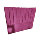thumbnail image 1 of Respaldo Premium, cama dos plazas, color rosado, diseño acanalado, 1 of 3