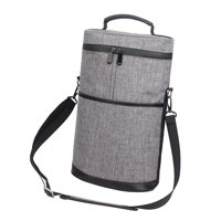 Magideal - Bolsa Térmica Aislada Para El Almuerzo, Cómoda Bolsa De Gran Capacidad Para El Almuerzo, Bolsa De Mano Para Viaje, Camping, Almuerzo, Playa, Niño Y Ni Gris