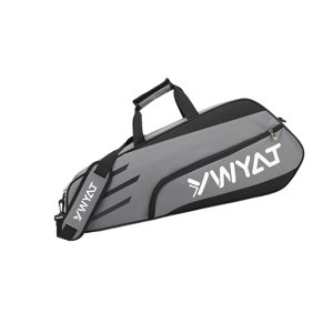 Ioensy - Bolsa Para Raquetas De Bádminton, Bolsa Para Deportes Al Aire Libre, Cierre De Cremallera, Bolsa Para Transportar Raquetas, Color Gris Y Negro