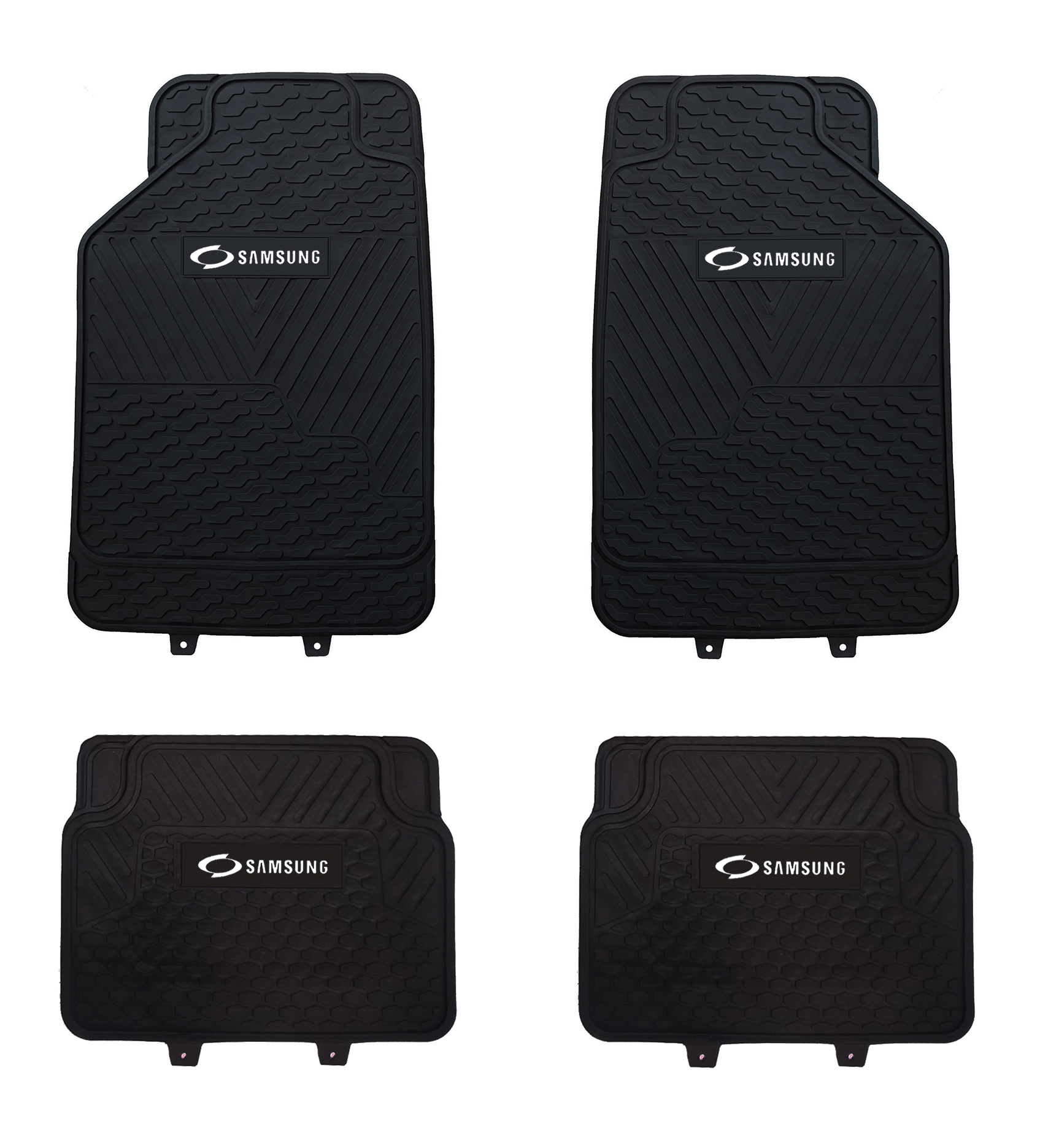 Jj Group - Pisos De Goma Marca Samsung Para Vehículos 4 Piezas