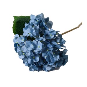 Magideal - Flor De Hortensias Artificiales De 45Cm, Decoración Artesanal, Multifuncional, Realista Con Hojas Para Decoración Del Hogar Y La Oficina,