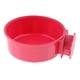 thumbnail image 1 of Perno del perro de mascota en la taza de la jaula Coop Cup, Clamp Puppy Crate Hanging Dish Red, 1 of 5