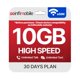 thumbnail image 1 of Plan prepago Infimobile de 10 GB por 1 mes con llamadas y mensajes ilimitados, 1 of 4