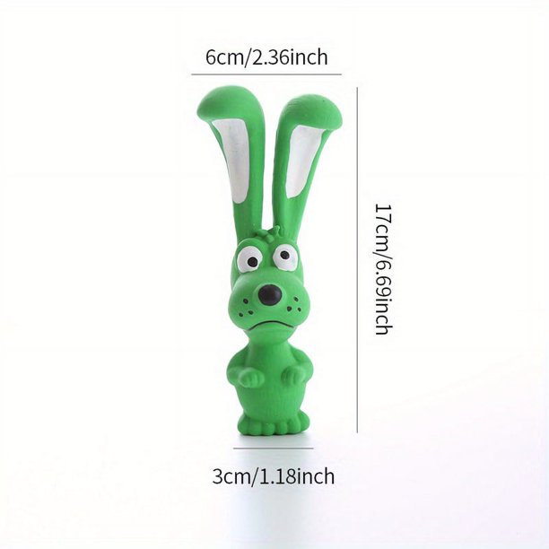 Dog Toys Rabbit Shaped Dog Latex Chew Toy Durable Dog Molar Toy Pet Dog Interactive Toy Pet Toys