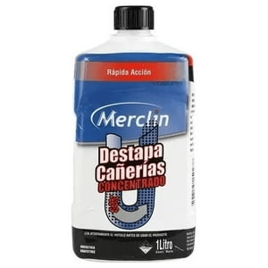 Merclin - Destapa Cañeria Concentrado 1 Litro