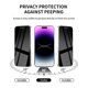 thumbnail image 3 of Protector de pantalla Ifaeveus para iPhone 14 Pro Max (Pack de 3) - Privacidad, 3 of 6