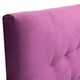 thumbnail image 2 of Respaldo Cama 2 Plazas Felpa Morado Alicante CP, 2 of 2