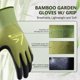 thumbnail image 2 of Guantes de jardinería COOLJOB de bambú con pantalla táctil, 2 pares, talla L, 2 of 7