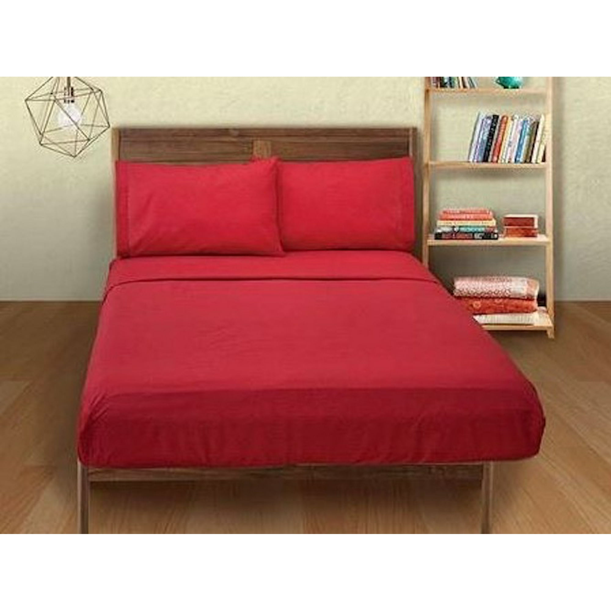 Bj Hogar - Sabana Polar 2 Plazas Color Rojo