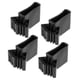 thumbnail image 4 of Paquete De 4 Fundas Para Pies De Escalera, Patas De Escalera De ático, Patas De Muebles De Silicona Duraderas, Color Negro, 4 of 5