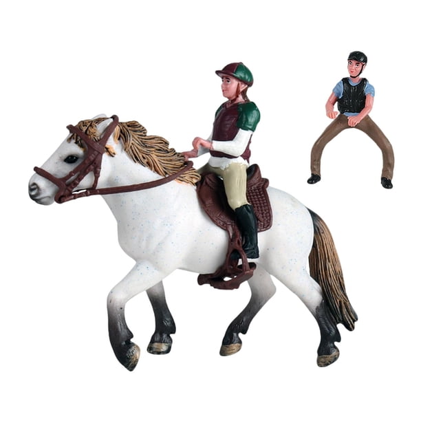 Figura De Acción De Caballo Pequeño De PVC Modelo Animal Para Niños Y Niñas A Partir De 3 Años Estilo D