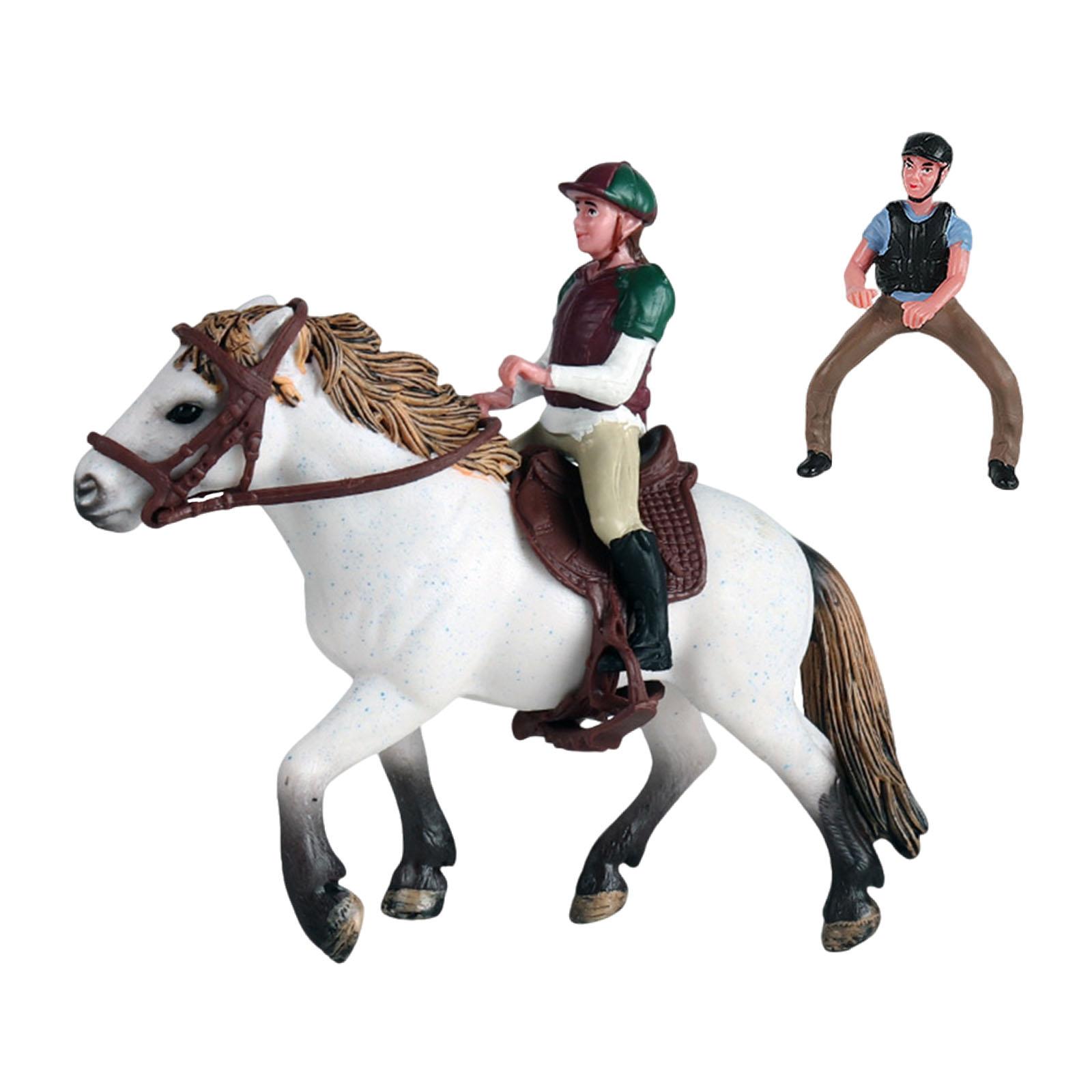 Bothyi - Figura De Acción De Caballo Pequeño De Pvc Modelo Animal Para Niños Y Niñas A Partir De 3 Años Estilo D