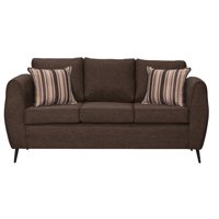 Colbox - Sofá Saveiro 3 Cuerpos Tela Chocolate