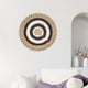 thumbnail image 2 of Circulo Decoración De Mimbre Para Pared Casa Terraza Variado cafe, 2 of 8