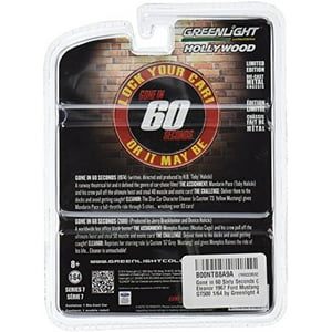 Greenlight 44742 Gone In 60 Sesenta Segundos (2000) “Eleanor” 1967 Ford Mustang Shelby Gt5 Greenlight Greenlight