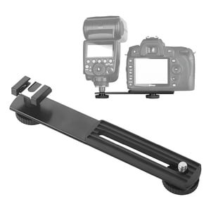 Genérica - Placa Universal Doble Zapata Cámara Dslr Rosca 1/4 Micrófono