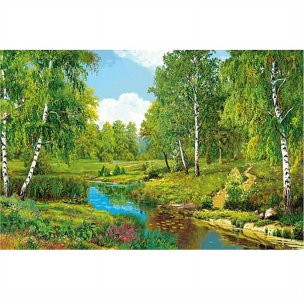 DIY Landscape 5D ArtificialDiamond Painting Full Round Diamond Mosaic Flower Diamond Embroidery Cross Stitch Wall Art Decor