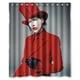 thumbnail image 1 of Cortina de ducha de Marilyn Manson, juego de cortina de baño con ganchos, tamaño 60 x 72 pulgadas, 1 of 3
