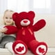 thumbnail image 3 of Peluche con forma de oso de peluche HollyHome, 90 cm, con corazón rojo, 3 of 3