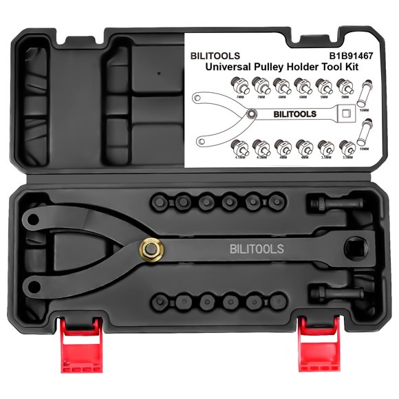Llave BILITOOLS 15 piezas 1/2" de transmisión para sujeción de polea