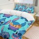 thumbnail image 2 of Cartoon Stitch 3 Pieces Duvet Cover Set Full Size Super Soft Fade Resistant Microfiber, 2 of 4