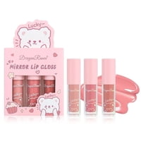 Newkylie - Kit 3 Labial Liquido Lip Gloss Mirror Oil Larga Duración