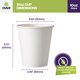 thumbnail image 4 of Vasos Desechables de Papel para Bebidas Calientes CIAO! 10 oz Paquete de 1000, 4 of 9